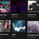A series of cover photos of white supremacist inspired playlists on Spotify with extremist imagery.